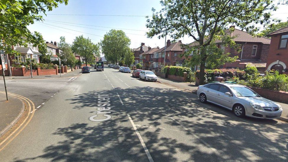 Crumpsall Man dies and teen critical after crash BBC News