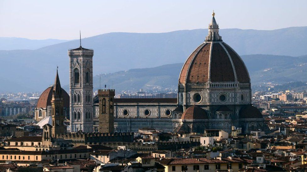 A general view of Florence