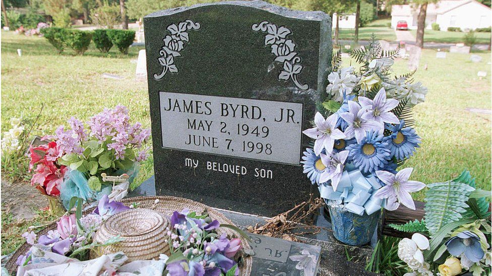 James Byrd Jr's gravestone