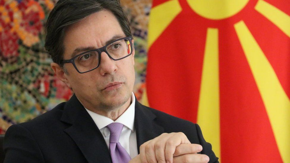 North Macedonian President Stevo Pendarovski