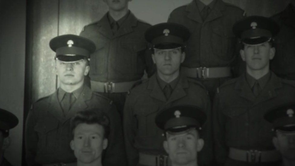 Tadeusz Polanski in the Army, 1962