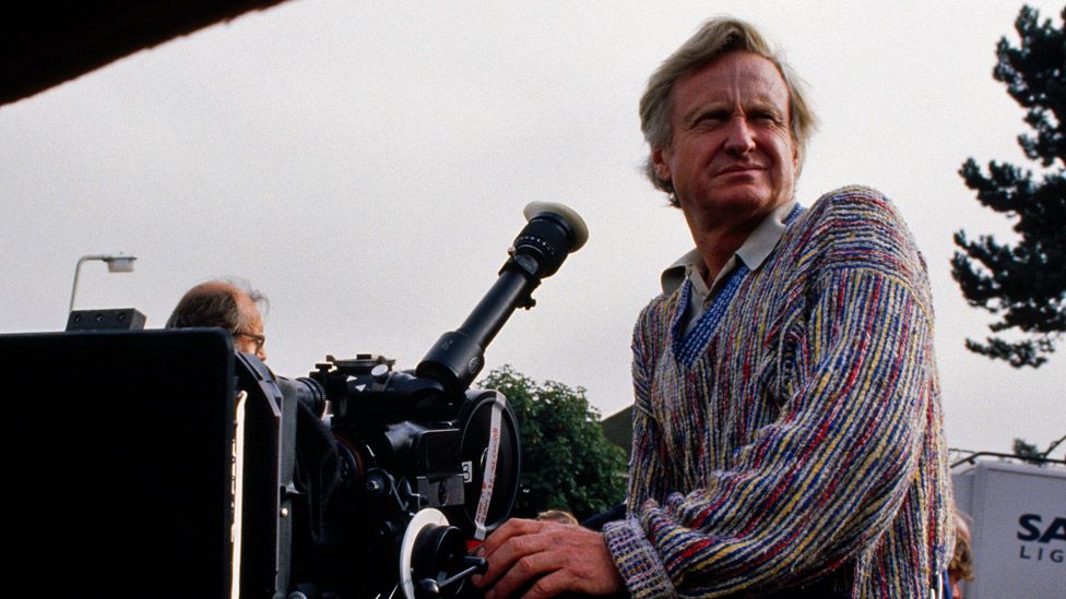 John Boorman on the set of 1987 film Hope and Glory