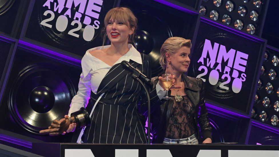 Taylor Swift at the NME Awards