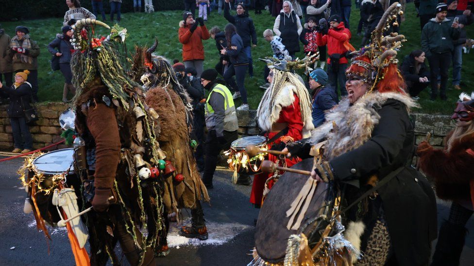 Whitby Krampus Run Festive folklore marked in Yorkshire town BBC News