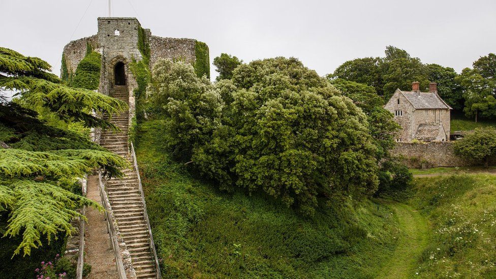 Carisbrooke Castle, on the Isle of Wight