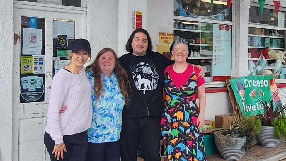 Charlotte and her shop staff