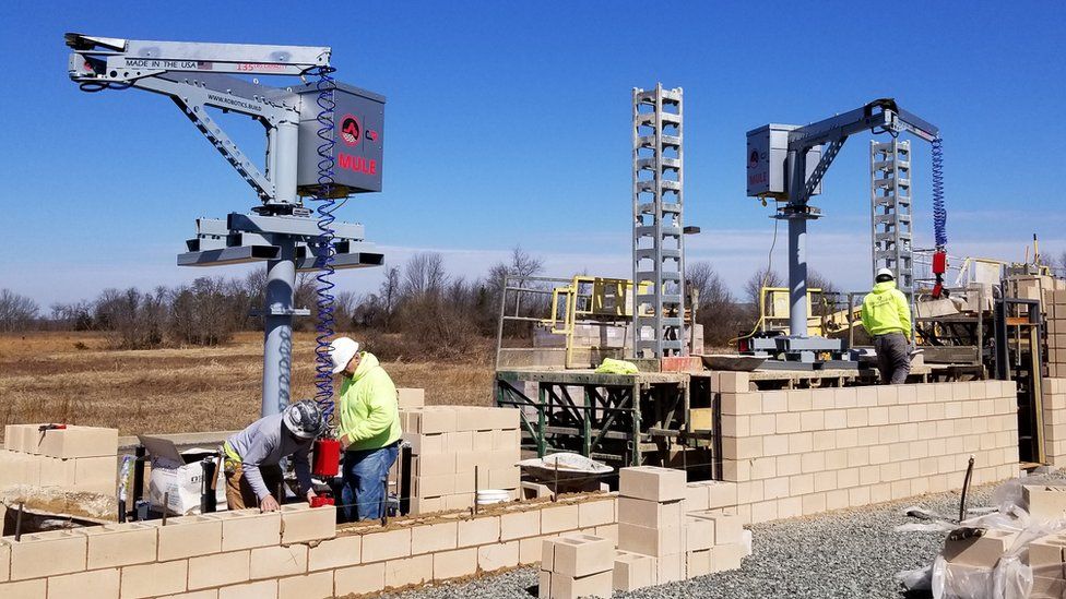MULE (Material Unit Lift Enhancer) is a lift assist device designed for handling and placing material weighing up to 135 lbs on a construction site