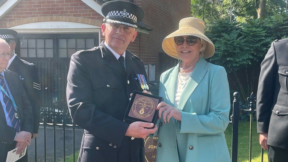 Assistant Chief Constable of South Yorkshire Police David Hartley and Geraldine Winner