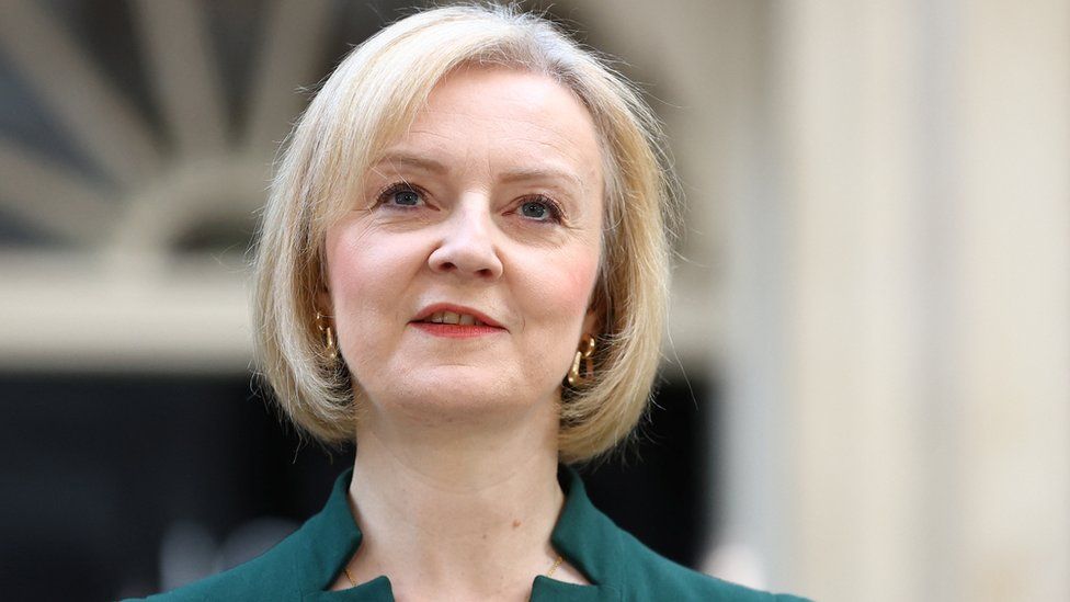 Liz Truss on her last day as prime minister