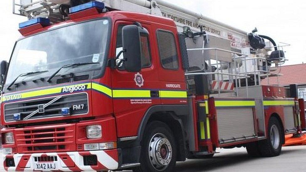 North Yorkshire fire engine