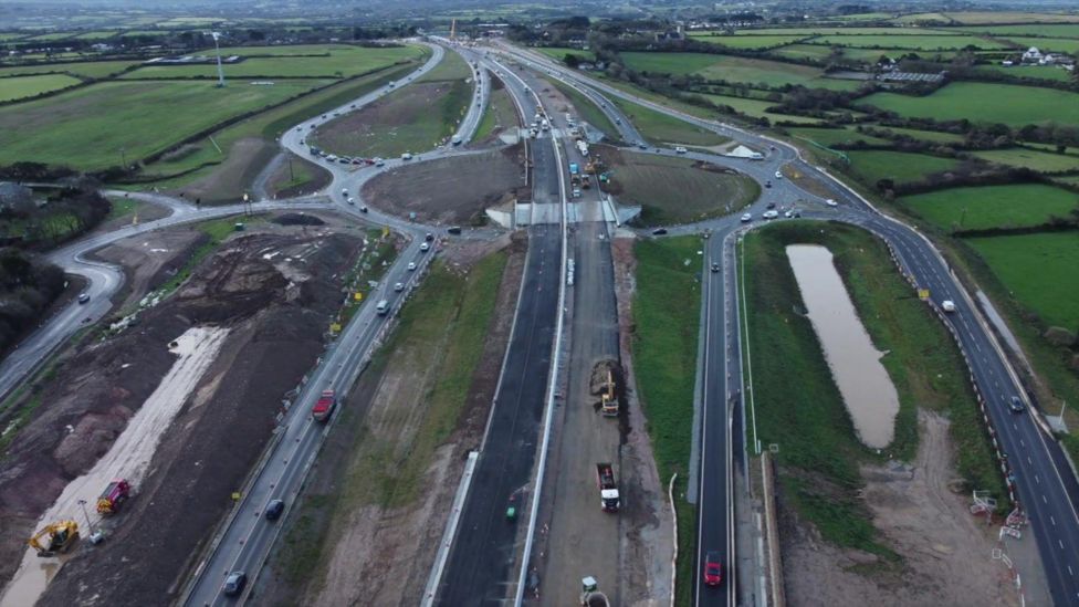 Cornwall A30 Closure Will Allow Flyover To Partially Open - Bbc News