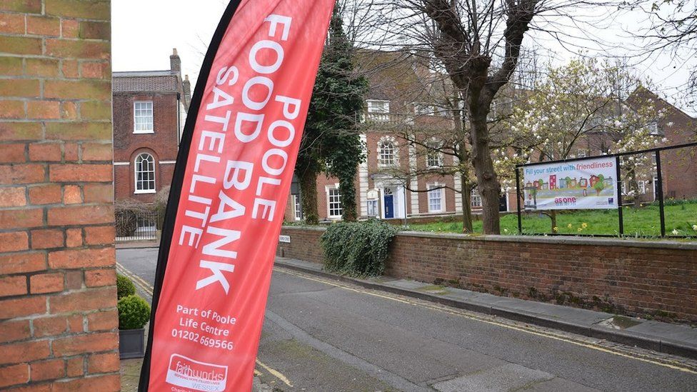 Poole food bank sets record helping people in need BBC News