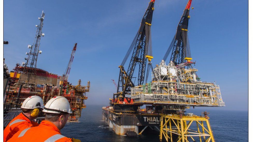 Three gas leaks on Montrose Alpha platform in July - BBC News