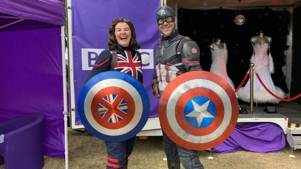 Captain America at the Royal Norfolk Show