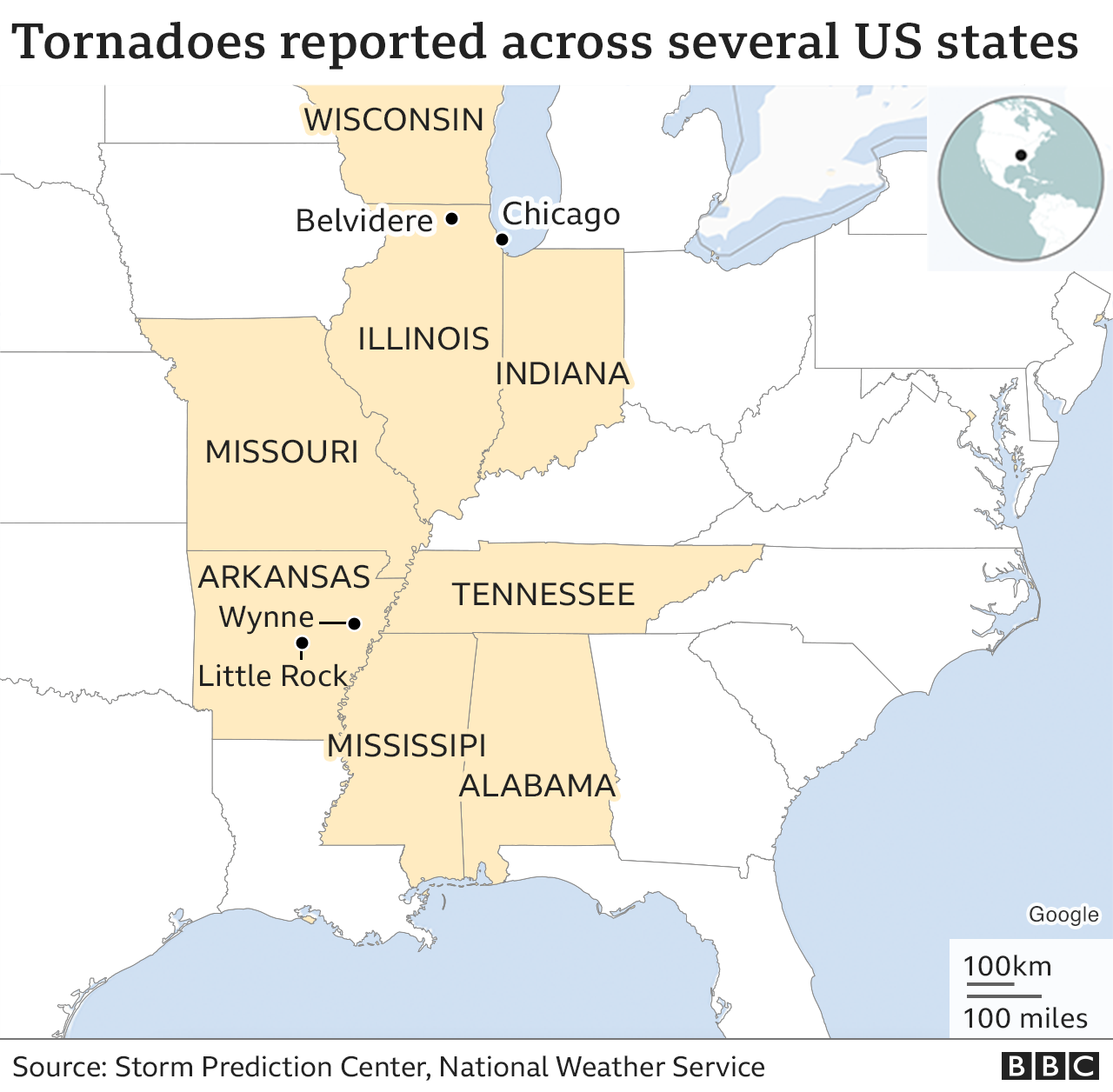 US Tornadoes: Death Toll Grows As Extreme Storms Ravage Several States ...