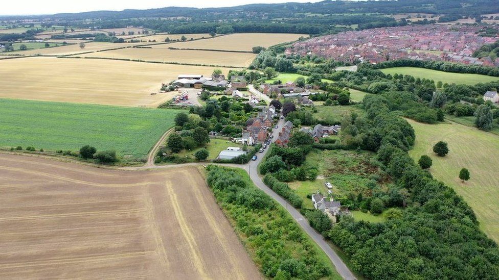 Aerial view of Woodthorpe