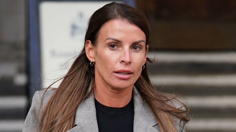 Coleen Rooney at the High Court