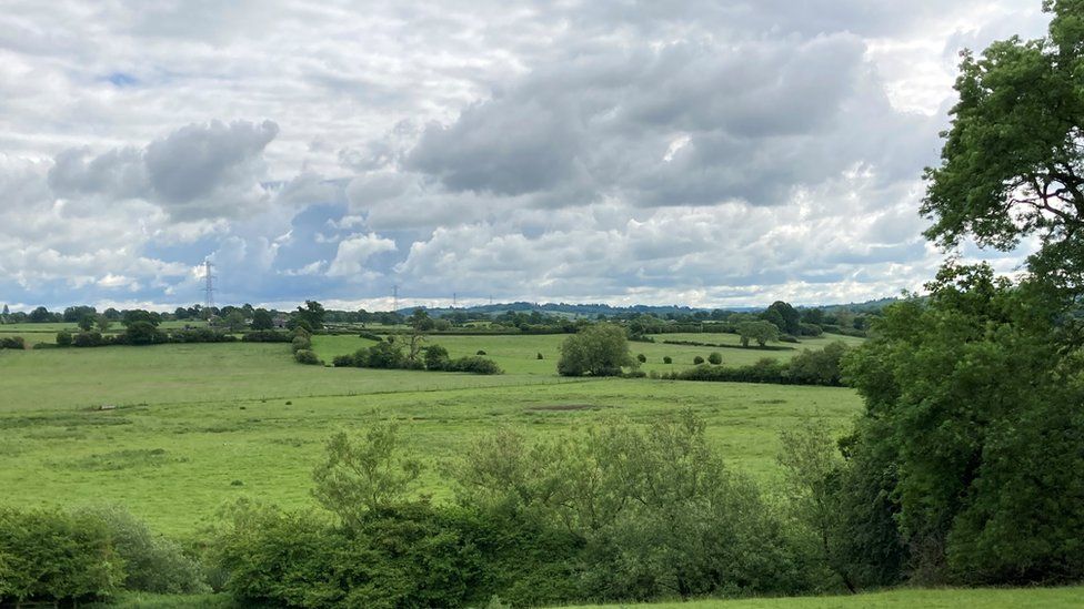green fields to southern Chippenham