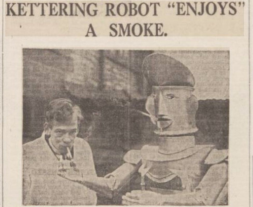 Kettering robot and Charles Lawson