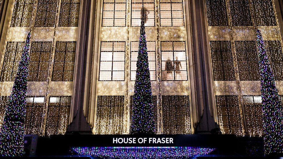 Christmas sale lands House of Fraser with £40,000 fine BBC News