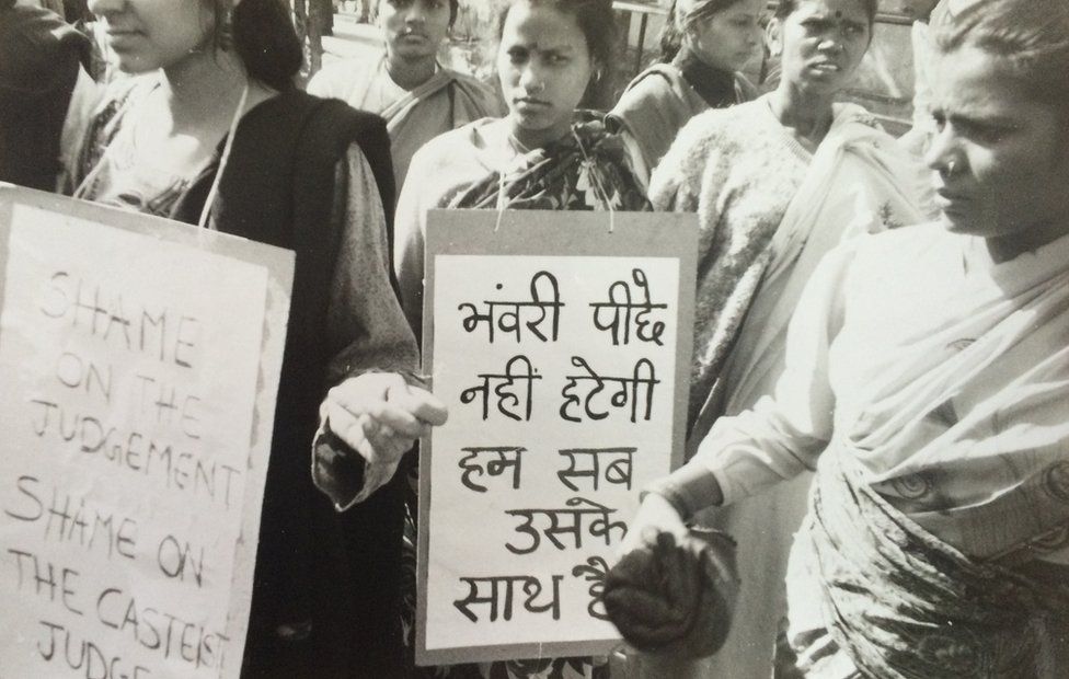 A protest rally on 15 December 1995