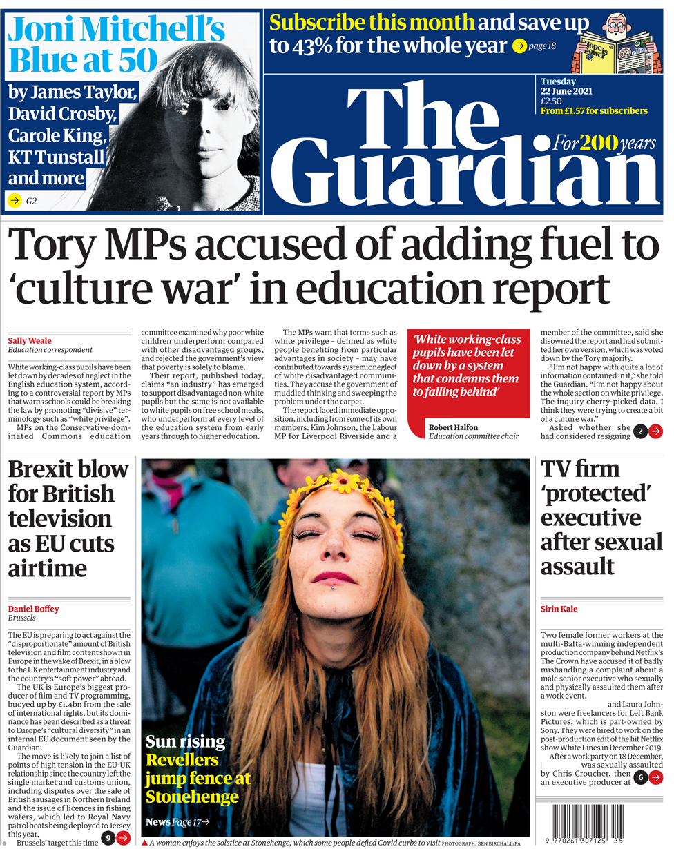 The Guardian Tuesday