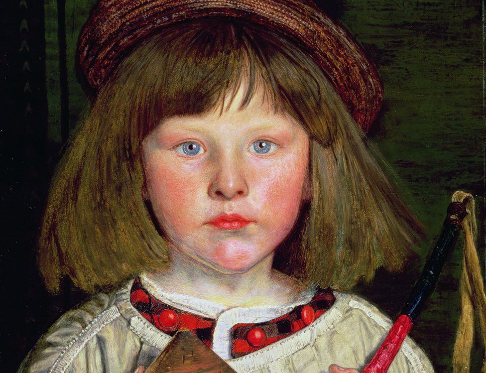 The English Boy, 1860, Ford Madox Brown (detail)