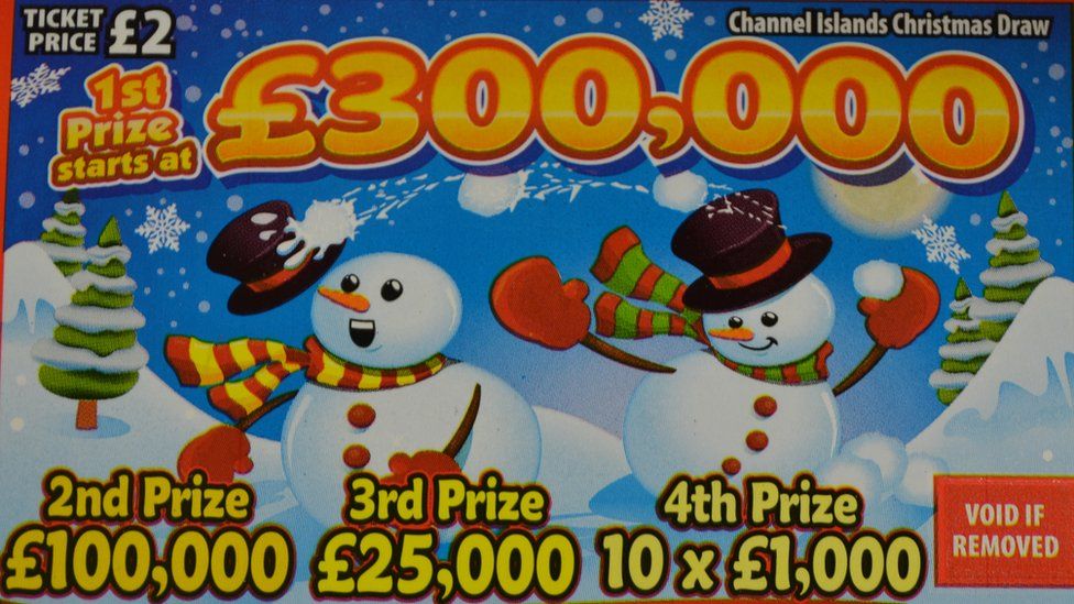 Channel Islands Christmas Lottery ticket