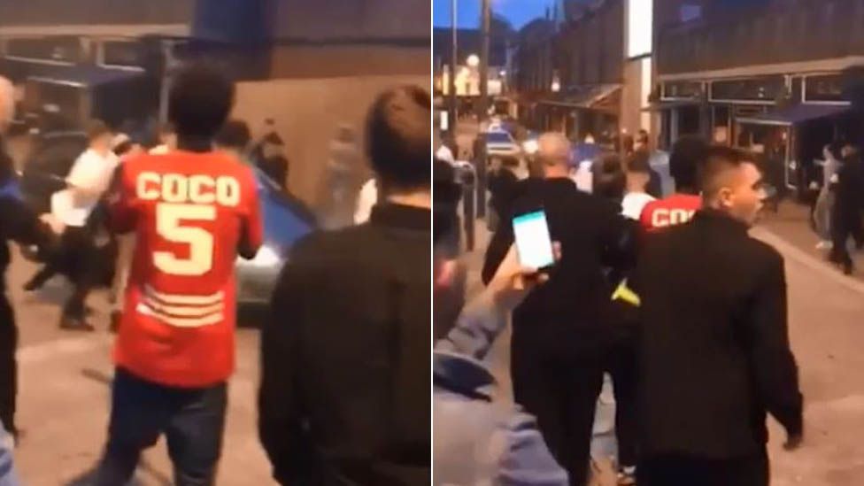 Police want to speak to people who filmed the incident on their mobile phones
