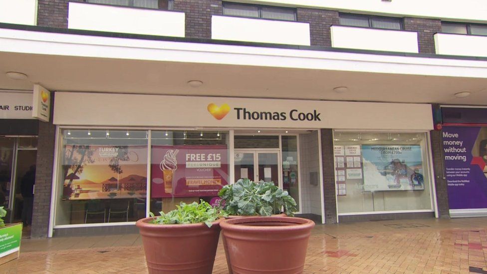 Thomas Cook store Burnley