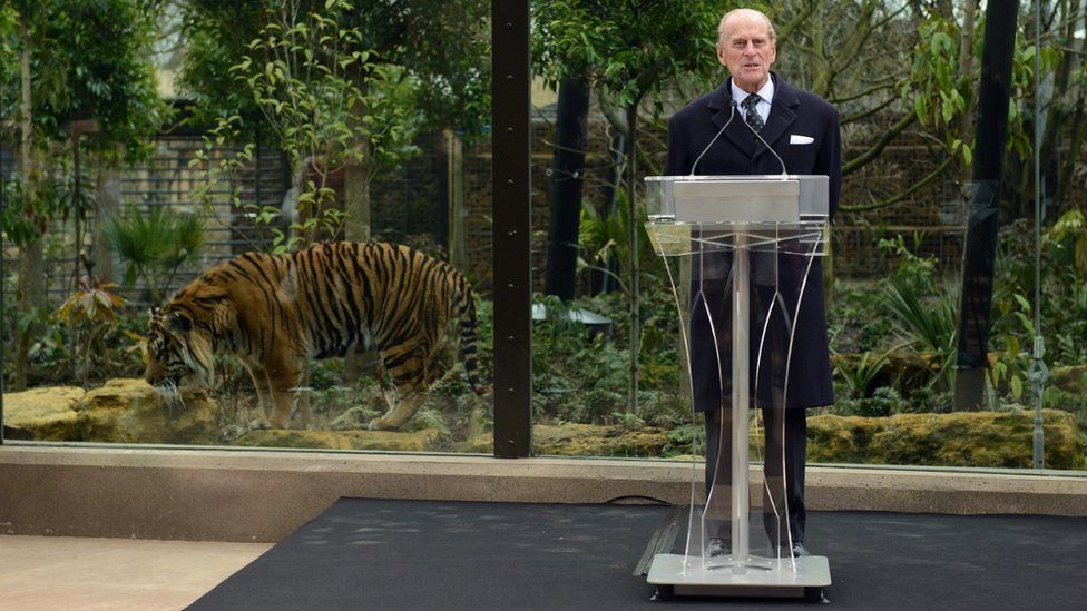 Prince Philip at London Zoo