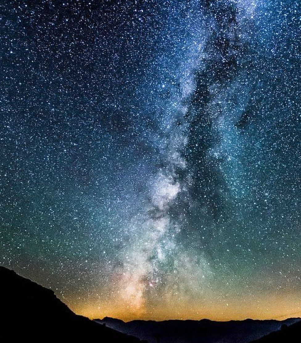 Stars at night, Cerro Gordo. Brent Underwood