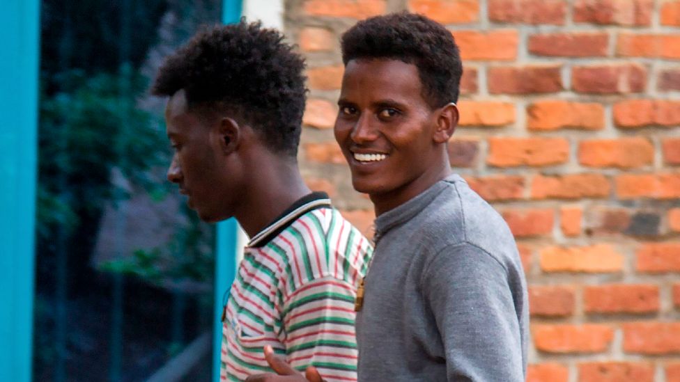 People at the UN-run Gashora site in Rwanda 2019