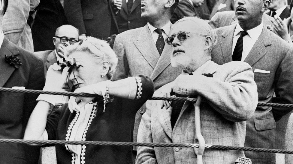 Ернест Гемінгвей на кориді