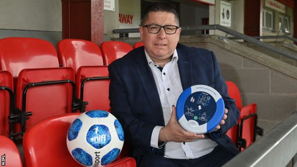 The Northern Ireland Football League is set to provide defibrillators