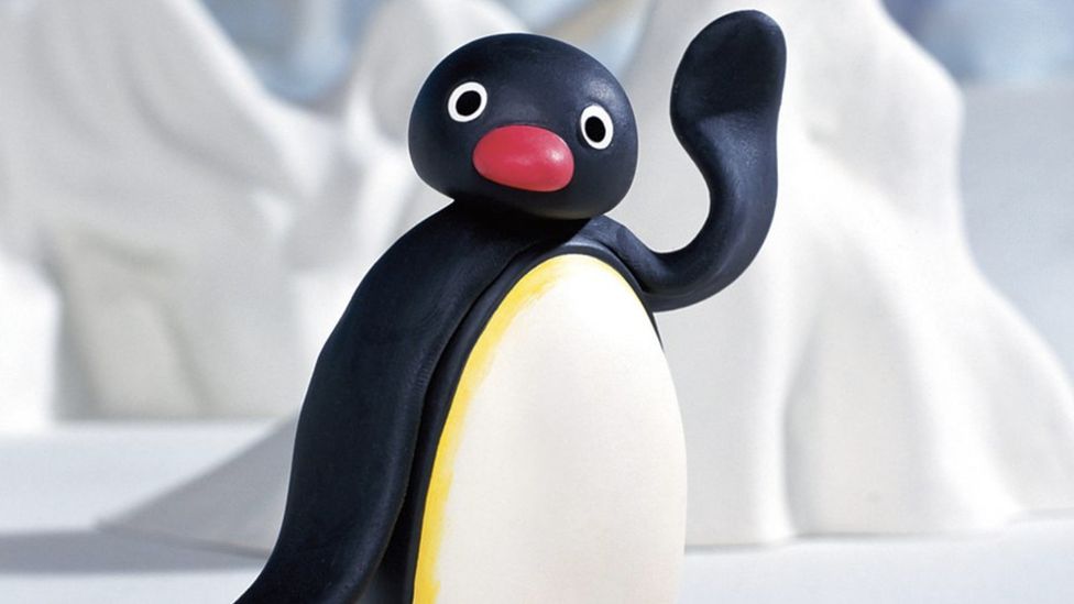 The penguin watching Pingu so he doesn't get lonely - BBC News