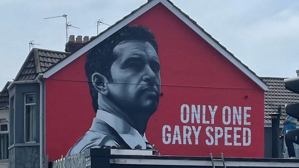 Gary Speed mural in Cardiff