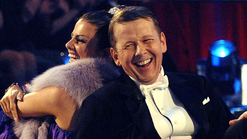 Bill Turnbull and Karen Hardy on Strictly Come Dancing in 2005