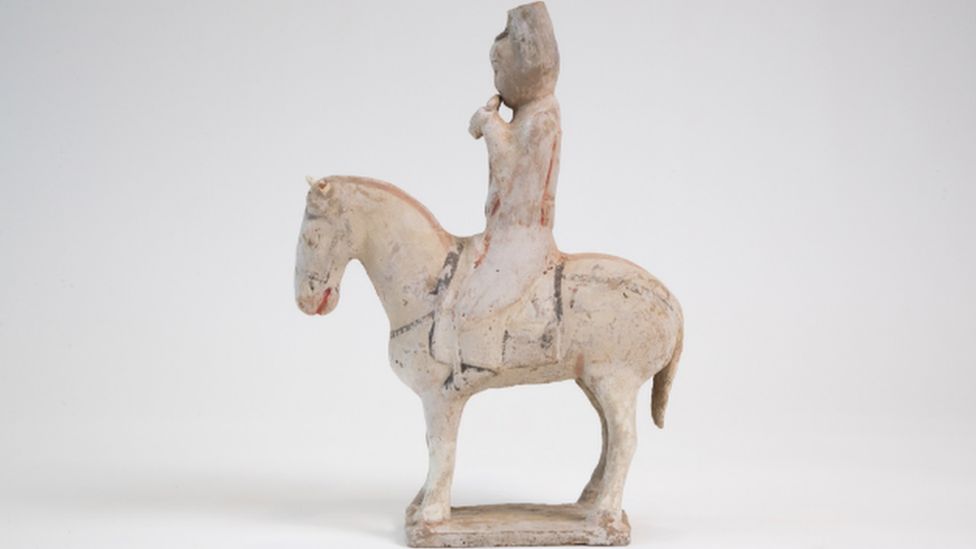 A Tang Dynasty-era figurine