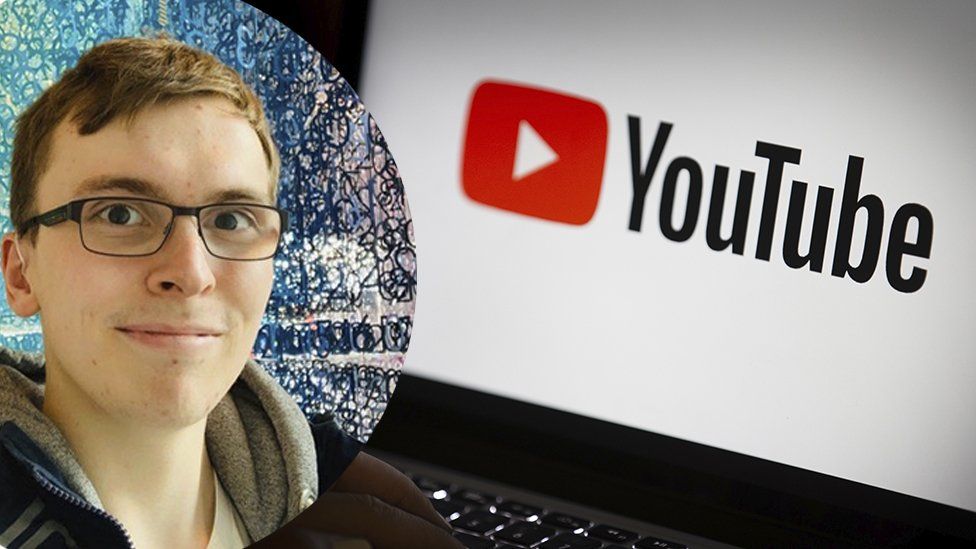 Liam O'Dell and the YouTube Logo