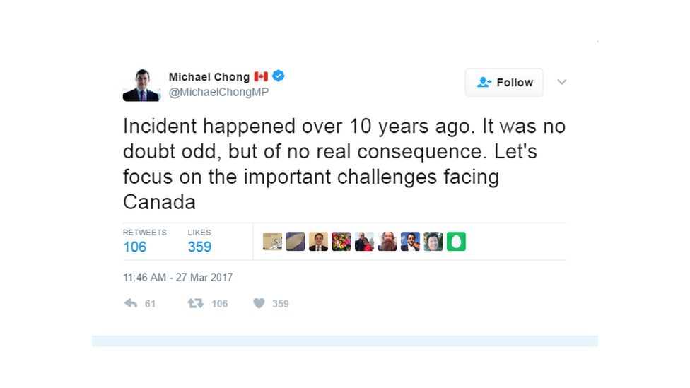 Michael Chong Twitter