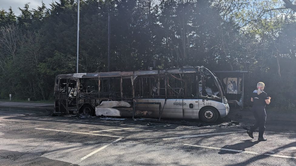 Mapperley bus fire