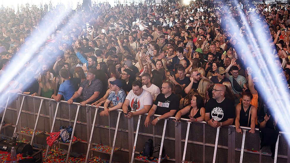 Crowd for Danny Howard at Big Weekend 2022