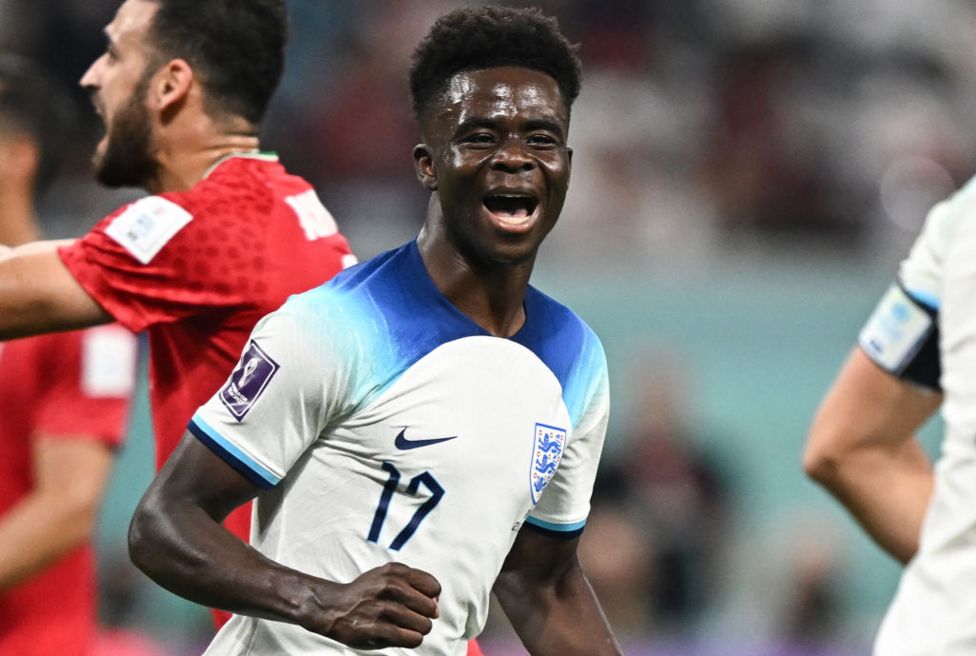 Arsenal Saka Praised After England Win Over Iran Bbc Sport