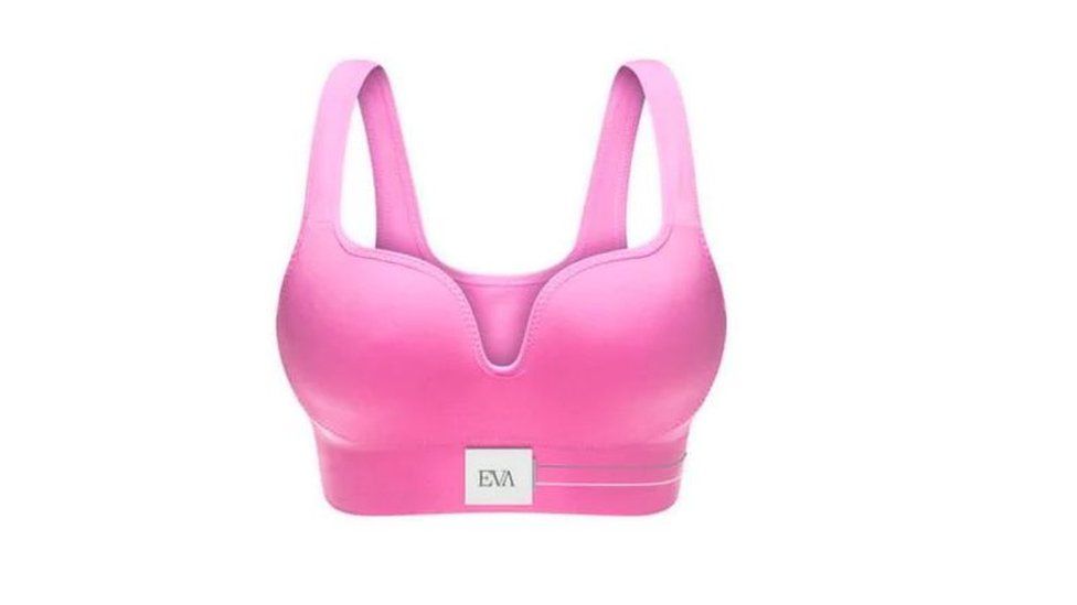 sports bra with Eva logo