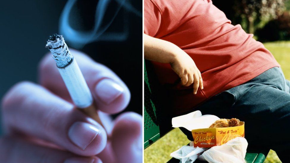 smoking, obesity and poor diet