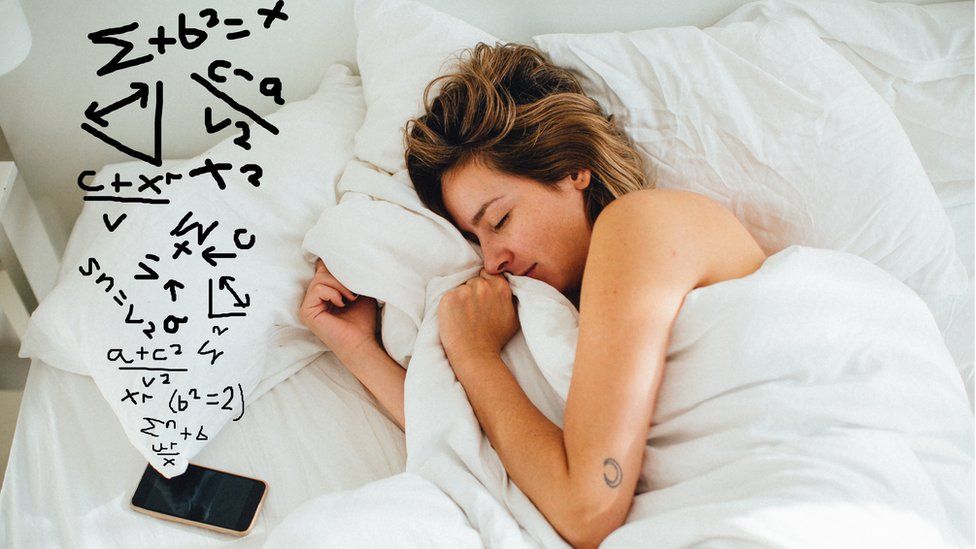 woman asleep with phone