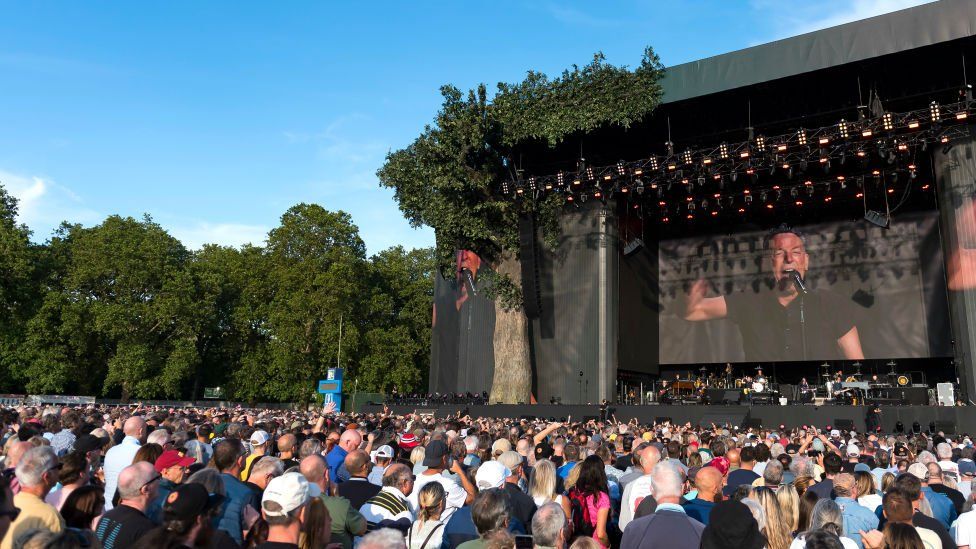The audience at BST Hyde Park