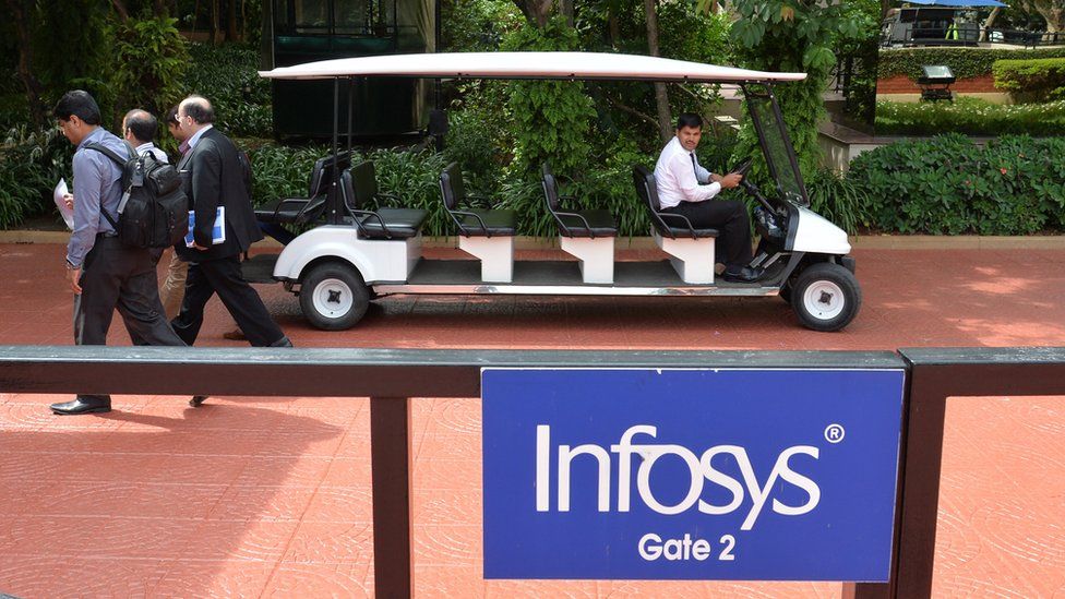 Infosys even has a golf course at its Indian headquarters