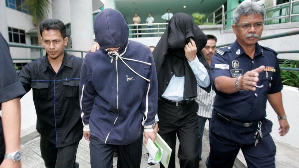 Sirul Azhar Umar outside a court in Kuala Lumpur during a 2009 hearing